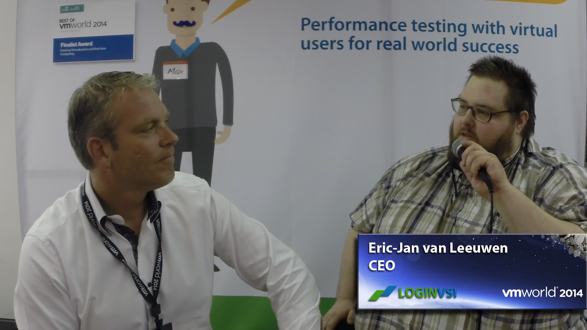 VMworld 2014 - Interview with LoginVSI's CEO Eric-Jan van Leeuwen